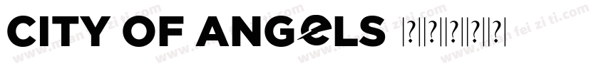 City of Angels字体转换